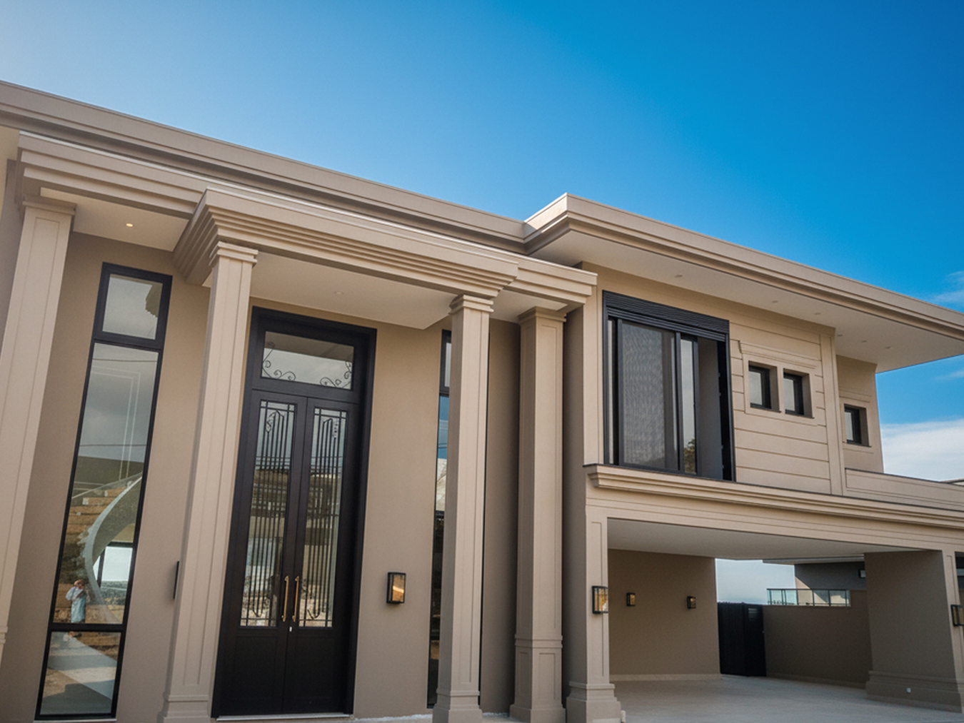 Esquadrias residenciais Guaracal esidência alto padrão - esquadrias Guaracal