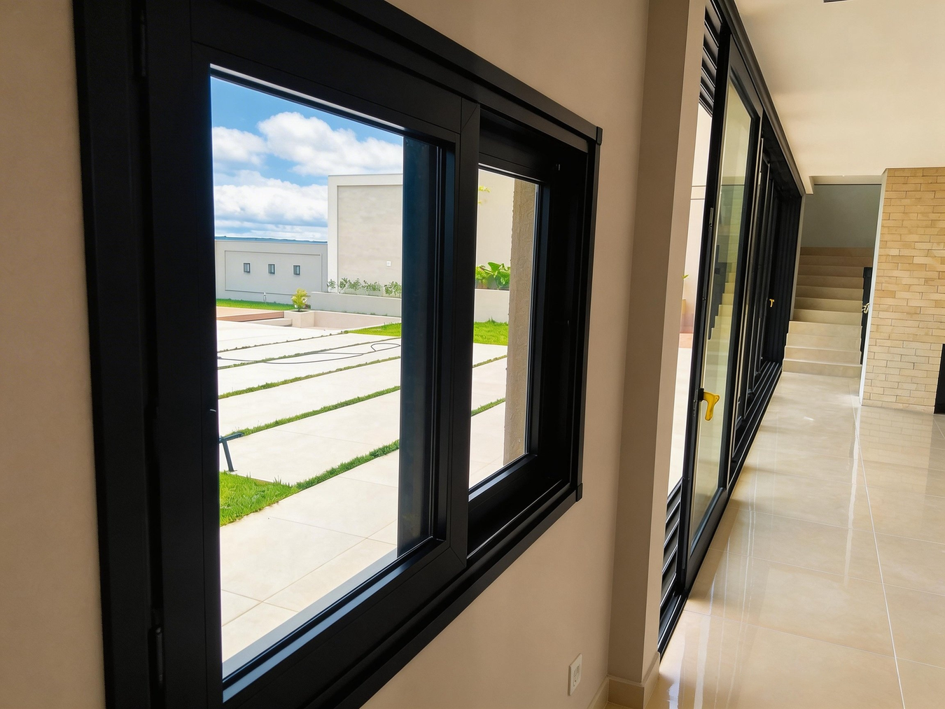 Esquadrias residenciais Guaracal esidência alto padrão - esquadrias Guaracal