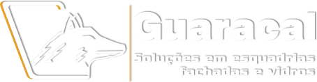 Logotipo da Guaracal — esquadrias, fachadas e vidros em Guarapuava